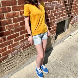 Mustard yellow t-shirt